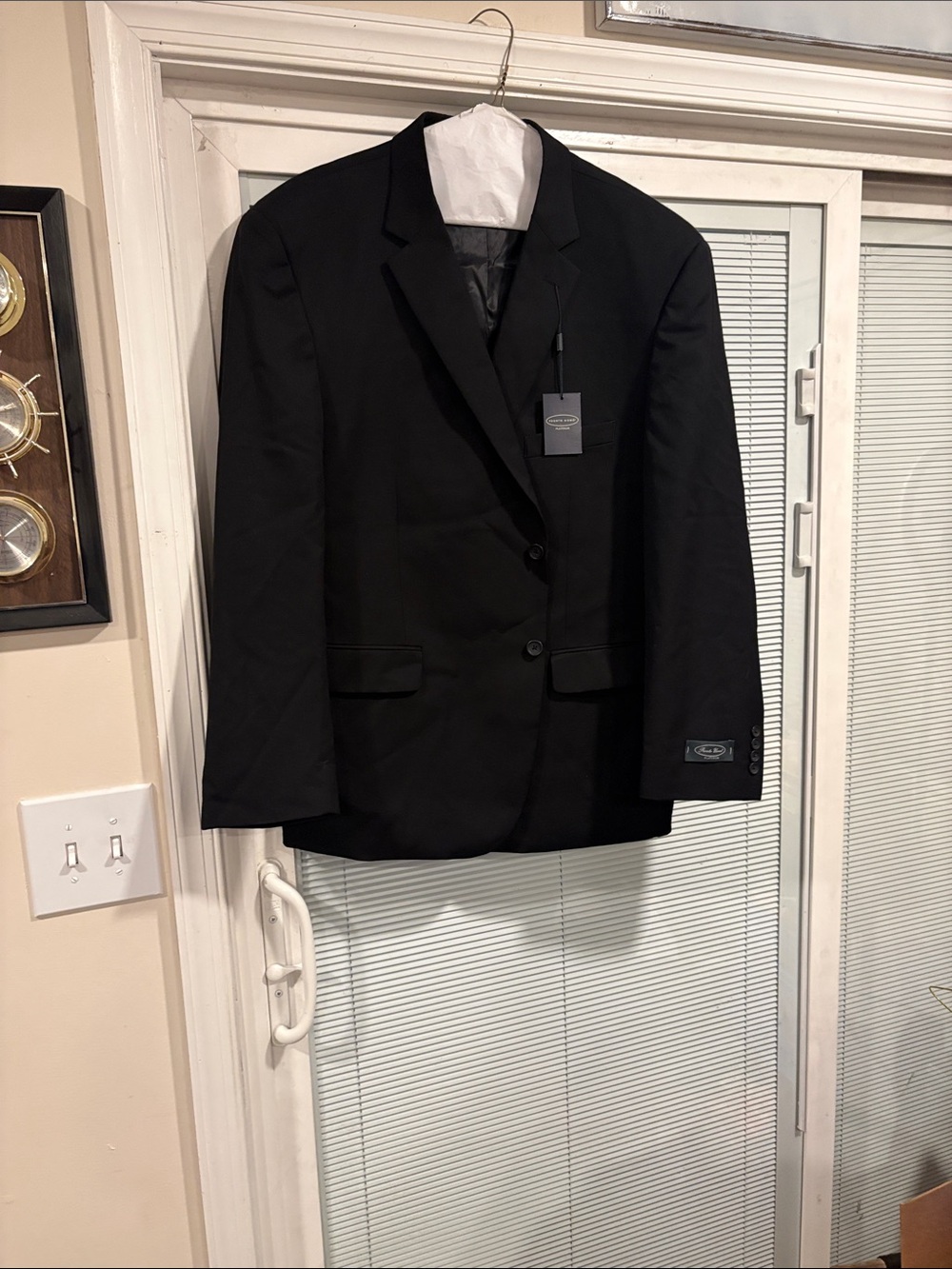 Pronto Uomo Black Two-Button Men's Blazer